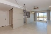 apartamento semi mobiliado no Cristal, 3 dormitórios, suite, sacada, churrasqueira, 2 vagas