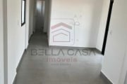 45,05 m² - Studio, NOVO - 2 quartos, sala com terraço, cozinha, área serviço, lazer churrasqueira