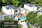 Casa 3 dormitórios (311m²), 3 Suítes, Varanda, 3 Vagas. É simplesmente uma paisagem encantadora