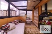 Belíssima Cobertura Duplex 3 Dormitórios (230m²), 2 Suítes, Terraço, 4 Vagas. Na Vila Mascote