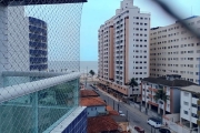 Apartamento DE SACADA COM LINDA VISTA MAR, 1 dormitório a venda no Bairro Mirim em Praia Grande