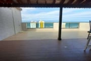 COBERTURA DUPLEX  Linda com total 4 dormitórios Vista MAR à 100 metros da PRAIA, prédio com Lazer completo no bairro Jardim Marina em  MONGAGUÁ - SP