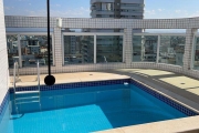 Maravilhosa Cobertura Duplex 254 m²útil com Elevador Capsula Privativo, Piscina, Área Gourmet, no Bairro Guilhermina em Praia Grande!!!