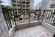 Apartamento para venda de 1 Dormitório com sacada vista Mar no Bairro Guilhermina em Praia Grande