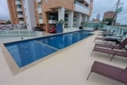 Apartamento à venda na Guilhermina, Praia Grande-SP: 2 quartos, 1 sala, 1 banheiro, 1 vaga de garagem - 60 m² de área!