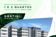 Apartamentos de 1 e 2 quartos, Campo Grande, Parque Brito