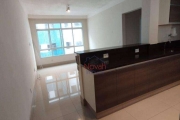 Apartamento com 1 dormitório para alugar, 68 m² por R$ 3.000,00/mês - Gonzaga - Santos/SP