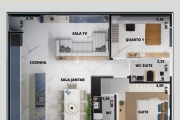 Apartamento com 2 quartos à venda na Rua Vitório Veneto, 1010, Vila Nossa Senhora das Vitórias, Mauá