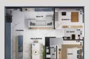 Apartamento com 2 quartos à venda na Rua Vitório Veneto, 1010, Vila Nossa Senhora das Vitórias, Mauá