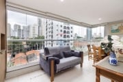 Apartamento com 104m² , varanda gourmet, 3 dormitórios e 2 vagas na Vila Gumercindo!