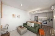 Apartamento tipo para venda com 1 quarto, sendo 1 suíte, 37m²