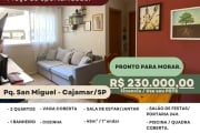 Apto para venda, 2 dorms, Portais III, Cajamar/SP, Pq. San Miguel, 47m², 1 vaga coberta, 1° andar