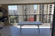 Apartamento com 3 dormitórios para alugar, 122 m² por R$ 8.000,00/mês - Jardim Flor da Montanha - Guarulhos/SP