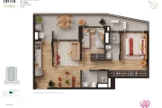 Apartamento com 2 quartos à venda na Rua Visconde de Guaratiba, 215, Cursino, São Paulo
