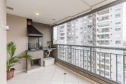 MORUMBI APTO COM 81,0m 2 SUÍTE,  2 GAR - LIVING AMPLO COM TERRAÇO GOURMET