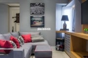 APARTAMENTO PINHEIROS MOBILIADO, E EQUIPADO,COM AR CONDICIONADO, VARANDA   2 VAGAS