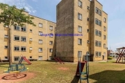 Apartamento 49m², 02 dormitórios e 01 banheiro.  Condomínio com portaria, segurança,  salão de festa, playground e churrasqueira.  Excelente