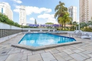 Apartamento 64m², 02 dormitórios, 01 banheiro e 01 vaga de garagem.  Condomínio com portaria e segurança, piscina, playground, salão de festa e salão