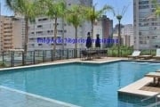 Apartamento Studio MOBILIADO 24m², 01 dormitório e 01 banheiro.  Condomínio com portaria, segurança, piscina, salão de festa, lavanderia e academia.