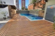 Apartamento 156m², 04 dormitórios (sendo 4 suítes), 06 banheiros e 02 vagas na garagem; Móveis planejados e embutidos.  Condomínio com Segurança