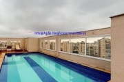 Apartamento Duplex 66m², 02 dormitórios, 01 banheiro e 02 vagas na garagem.  Condomínio com portaria, segurança 24hrs, piscina e salão de festa.