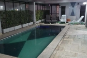 Apartamento 50m², 01 dormitório, 01 banheiro e 01 vaga na garagem.  Condomínio com portaria 24hrs, piscina, salão de festa, sauna, academia.