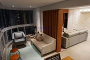 Apartamento 120m², 03 dormitórios (sendo 03 suítes), 04 banheiros e 03 vagas na garagem.   Condomínio com portaria, segurança 24hrs, piscina, academia