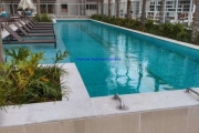 Apartamento 102m², 02 dormitórios (sendo suítes), 04 banheiros e 02 garagem.  Condomínio com portaria, segurança 24hrs, piscina, bicicletário.