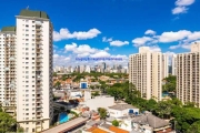 Apartamento 57m², 02 dormitórios, 01 banheiro e 01 vaga na garagem.   Condomínio com portaria 24hrs, piscina e churrasqueira.   Excelente localização