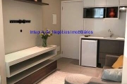 Apartamento 35m², 01 dormitório, 01 banheiro e 01 vaga na garagem.  Condomínio com portaria, segurança 24hrs, piscina, academia e jardim.  Excelente l