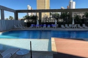 Apartamento 123m², 03 dormitórios (sendo 01 suíte), 04 banheiros e 02 vagas na garagem.  Condomínio com portaria, segurança 24hrs, piscina, salão