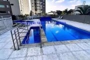 Apartamento MOBILIADO 58m², 02 dormitórios, 02 banheiros e 01 vaga na garagem.  Condomínio com Segurança, Portaria, Academia, Piscina e Salão de festa