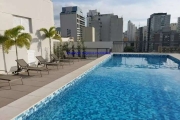 Apartamento 43 m2. Prédio novo. suite, sala, cozinha americana, pequena lavanderia e sacada gourmet.