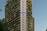 Apartamento 28m², 01 dormitório e 01 banheiro; (Fotos ilustrativas, entrega prevista para Setembro de 2027).  Condomínio com portaria, academia