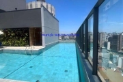 Apartamento Studio 22m², 01 dormitório e 01 banheiro.   Condomínio com portaria 24hrs, piscina, salão de festa, churrasqueira, academia e restaurante.