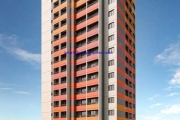 Apartamento 28,07 m², 01 dormitório e 01 banheiro; (Fotos ilustrativas, previsão de entrega Outubro/2027).  Condomínio com portaria, segurança