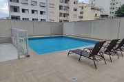 Apartamento  MOBILIADO 60m², 01 dormitório, 01 banheiro e 01 vaga de garagem.  Condomínio com portaria, segurança, piscina, academia, brinquedoteca