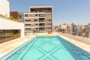 Apartamento 65m², 01 dormitório e 01 banheiro.  Condomínio com segurança, piscina e academia.  Excelente localização, entre as Ruas Pamplona