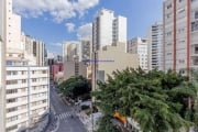 Apartamento 55m², 01 dormitório, 01 banheiro e 01 vaga de garagem .  Condomínio com recepção e segurança.  Excelente localização