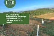 VIVA MOMENTOS INESQUECÍVEIS EM UM CENÁRIO NATURAL!  TERRENO IDEAL PARA SUA CASA DE CAMPO! SAIBA MAIS!