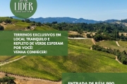 TERRENOS EXCLUSIVOS EM LOCAL TRANQUILO E REPLETO DE VERDE E LINDOS LAGOS! VENHA CONHECER!