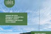 TERRENO EM LOCAL  TRANQUILO, RODEADO PELA NATUREZA, LAGOS E CACHOEIRAS COM ACESSO FÁCIL À CIDADE! CLIQUE E SAIBA MAIS!