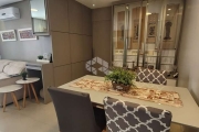 Apartamento com três dormitórios semi mobiliado em Barreiros, São José/SC