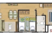 Apartamento com 2 dormitórios à venda, 48 m² por R$ 210.000,00 - Jardim Nove de Julho - São Paulo/SP