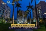 OPORTUNIDADE IMPERDÍVEL! APARTAMENTO EM CONDOMÍNIO FECHADO DE 01 SUÍTE + 01 DORMITÓRIO POR R$ 660.000,00