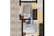 Apartamento com 2 dormitórios à venda, 45 m² por R$ 342.450,00 - Santa Maria - Santo André/SP