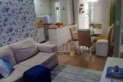 Apartamento com 2 dormitórios à venda, 64 m² por R$ 640.000 - Marapé - Santos/SP