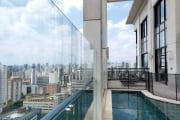 Cobertura de Luxo na Vila Olímpia, São Paulo-SP: 5 Quartos, 5 Suítes, 3 Salas, 8 Banheiros, 8 Vagas, 750m².