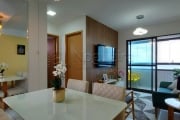 Excelente apartamento MOBILIADO em Candeias com 40,13m² de área útil, 1 quarto, vista mar, com estrutura de lazer completa