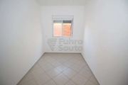 Apartamento no centro da cidade com dois quartos.